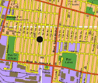 Carte du quartier